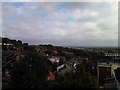 View of Alexandra Palace and beyond from the viaduct on St James