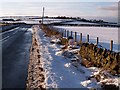 Looking west to Hedley on the Hill from the T-junction