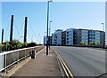 Western approach to George Street Bridge, Newport