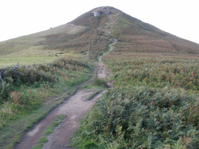 Path leading to Roseberry Topping from the east