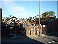 A gutted building on Lawkholme Lane, Keighley