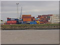 Containers at Tilbury Docks