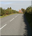 Usk Road climbs towards Ton Cottages