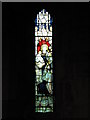 NY9166 : St. Michael's Church, Warden - stained glass window, nave by Mike Quinn