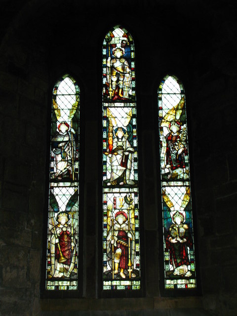 St. Michael's Church, Warden - stained glass window, north transept