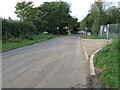 Barcombe Mills Road entering Barcombe