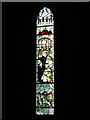 NY9166 : St. Michael's Church, Warden - stained glass window, chancel (4) by Mike Quinn