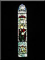 NY9166 : St. Michael's Church, Warden - stained glass window, chancel (5) by Mike Quinn