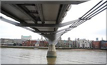 TQ3280 : Below the Millennium Bridge by N Chadwick