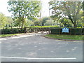 Main entrance to Usk Church in Wales Primary School