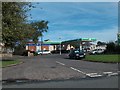 The petrol station at Meadowhead roundabout