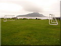 Lamlash: Holy Island between the goalposts