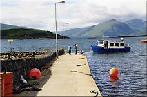 NM9045 : Port Appin jetty, with the Lismore ferry by David Gearing