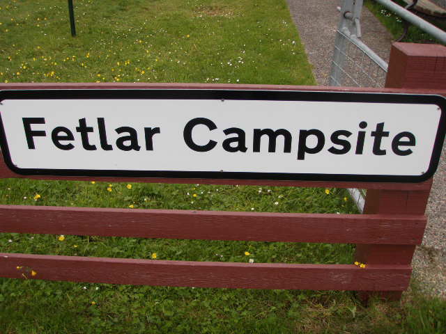 Campsite Sign