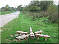 TQ7060 : Dragonfly Bench, Leybourne Lakes by David Anstiss