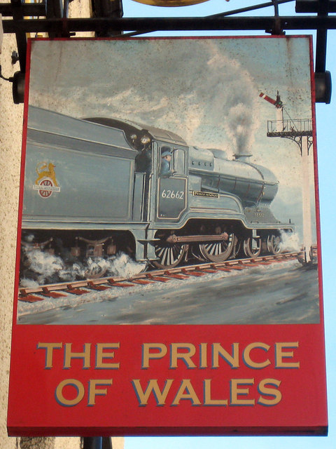 The Prince of Wales sign