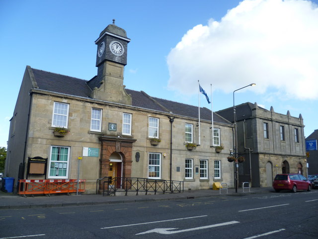 Whitburn Council Offices from the... © kim traynor :: Geograph Britain ...