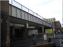 TQ2789 : Northern Line Bridge, High Road N2 by Robin Sones
