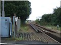 Single track railway at Lymington