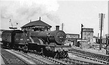 SO8318 : Gloucester Eastgate Station in 1950, with a 'Compound' 4-4-0 by Ben Brooksbank