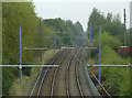 Midlands Metro track at Bilston, Wolverhampton