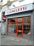 SZ0991 : Launderette in Old Christchurch Road by Basher Eyre