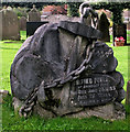 An unusual gravestone