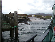 NM4962 : Approaching Mingarry slipway. by Peter Evans