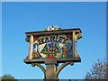 Village Sign, Harley Road, Harley, near Rotherham