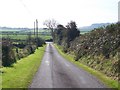 Lon Trefaes Fawr near its junction with the B4413