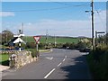 The junction with the B4413 at Capel Rhyd-bach, Botwnnog