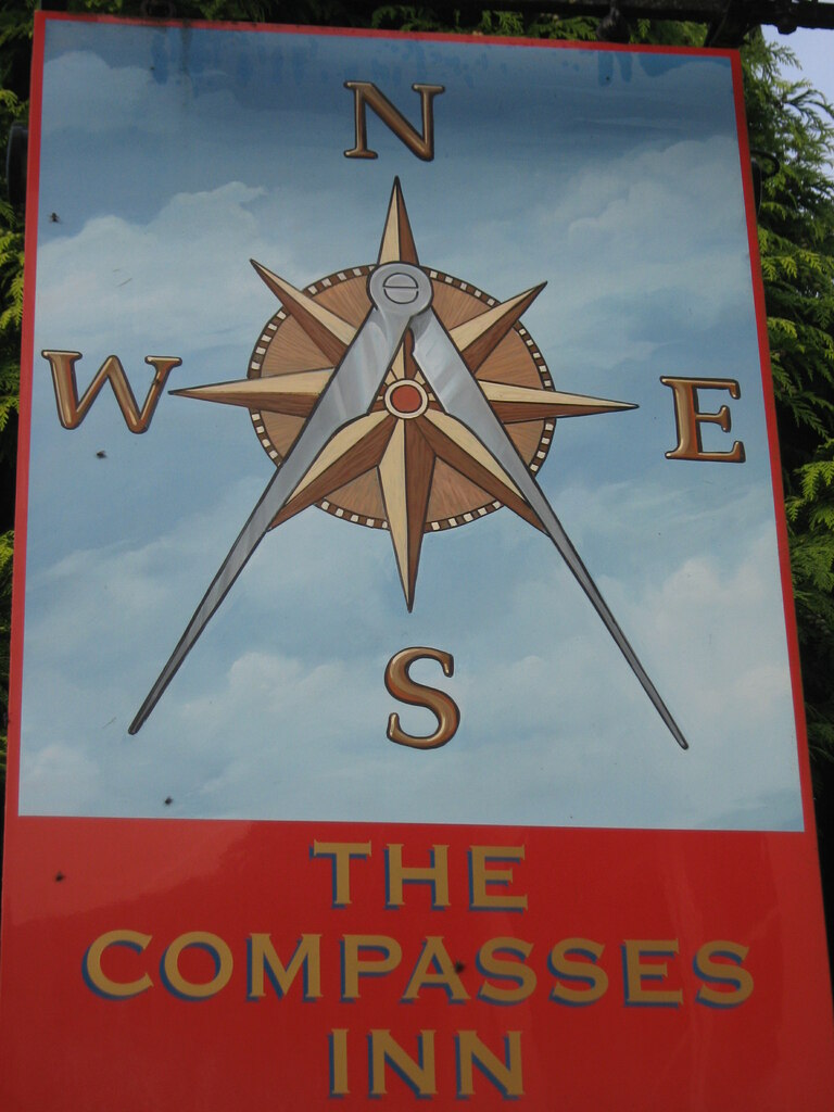 The Compasses Inn, Pub Sign, Sole Street © David Anstiss ccbysa/2.0