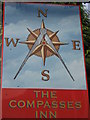 The Compasses Inn, Pub Sign, Sole Street