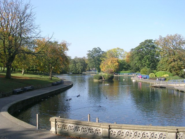 Boating Lake - Lister Park © Betty Longbottom :: Geograph Britain and ...