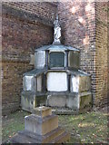 TQ1364 : St George's Church, Esher - tombstone by Graham Howard