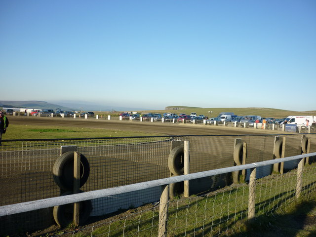View North East from Buxton Raceway Speedway Track