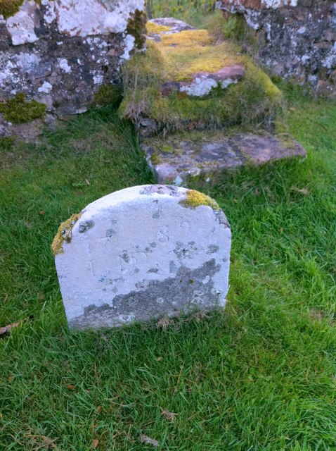 Gravestone in St Duthacs churchyard