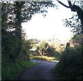 Road junction at Tyddyn Rhys