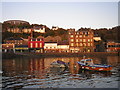 The last light hits Oban