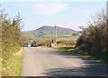 The Botwnnog road crossing Rhos Botwnnog moor