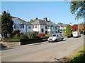 Old St Mellons : Tyr Winch houses opposite a playing field