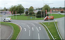 ST3486 : Leeway roundabout, Newport by Jaggery