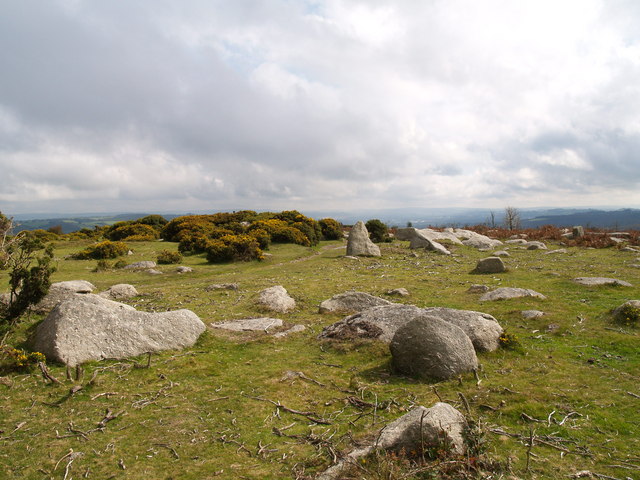 Rocks on the Moorland near Hunter's Tor