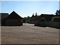 Twin square oast houses at Beeches farm