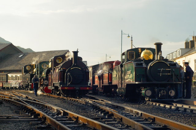 Evening Steam at Porthmadog Harbour Station