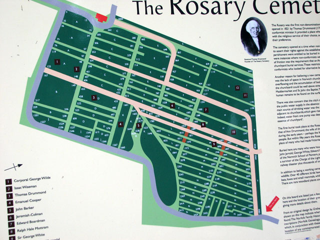 Rosary cemetery, Norwich - ground plan © Evelyn Simak cc-by-sa/2.0 ...