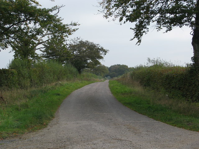 Road towards Fanny's Cross