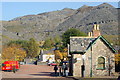 Old Ffestiniog Railway Duffws Station at Blaenau Ffestiniog