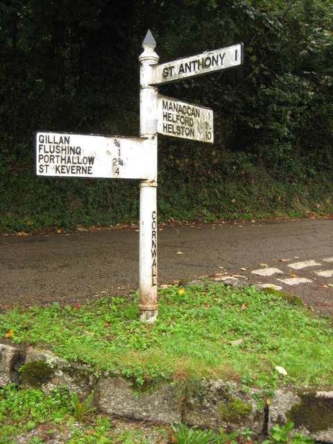 Signpost at Carne