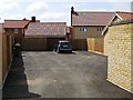 Parking courtyard at Purley Road, Lower Cambourne